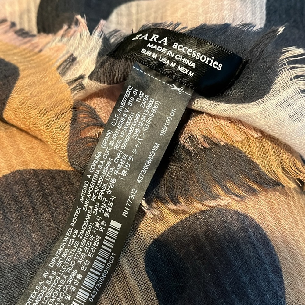ZARA Print Scarf - Picture 7 of 7